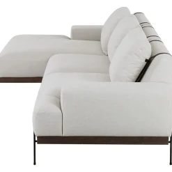 Divano Angolare Con Piedini In Metallo Brooks