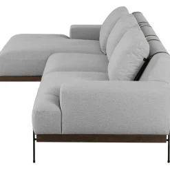 Divano Angolare Con Piedini In Metallo Brooks