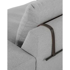 Divano Angolare Con Piedini In Metallo Brooks