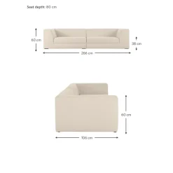 Divano Componibile 3 Posti Grant