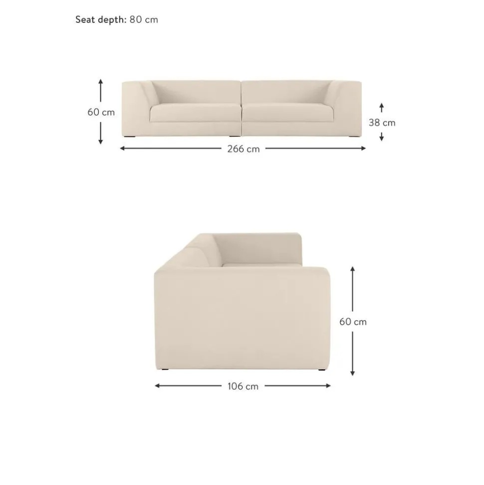 Divano Componibile 3 Posti Grant