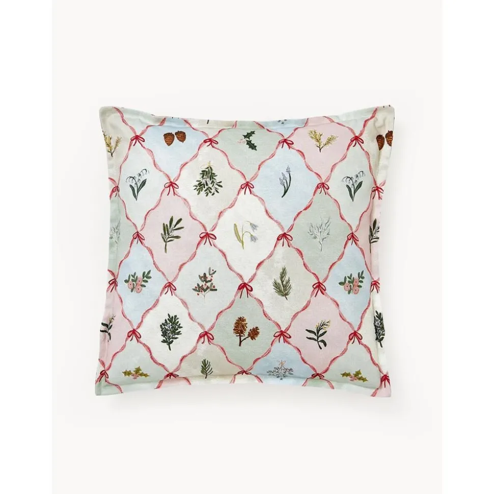 Federa Arredo In Cotone Con Motivo Invernale E Orlo Rialzato Twings