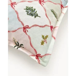 Federa Arredo In Cotone Con Motivo Invernale E Orlo Rialzato Twings
