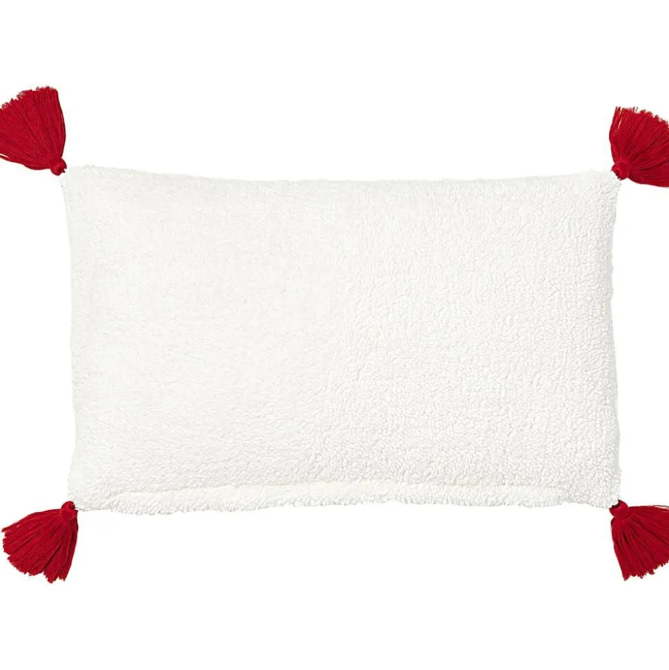 Federa Arredo In Tessuto Teddy Con Motivo Natalizio Dachs