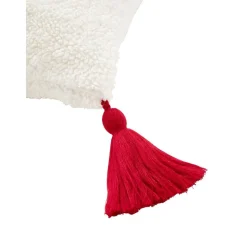 Federa Arredo In Tessuto Teddy Con Motivo Natalizio Dachs