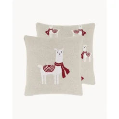 Federa Arredo Reversibile A Maglia Alpaka