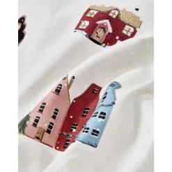 Federa Arredo Reversibile In Cotone Con Motivo Invernale Homecoming