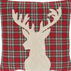 Federa Arredo Reversibile A Quadri Con Motivo Cervo Donner