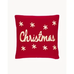 Federa Natalizia A Maglia Con Scritta Christmas