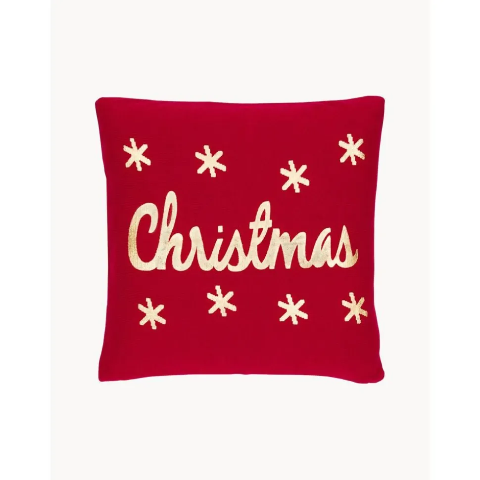 Federa Natalizia A Maglia Con Scritta Christmas