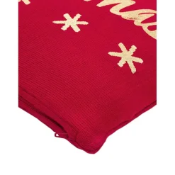 Federa Natalizia A Maglia Con Scritta Christmas