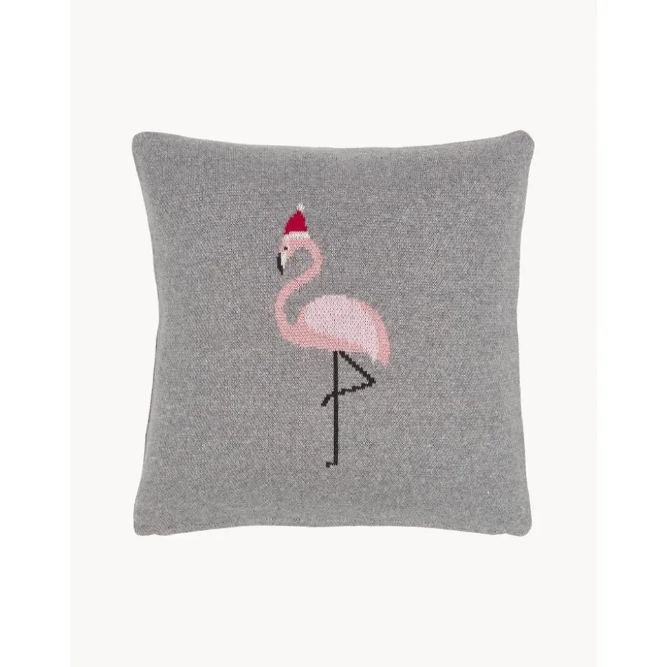 Federa Natalizia A Maglia Con Fenicottero Flamingo