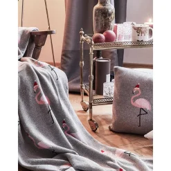 Federa Natalizia A Maglia Con Fenicottero Flamingo