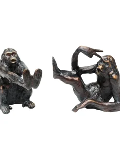 Fermalibri Fatti A Mano Scimmia 2 Pz