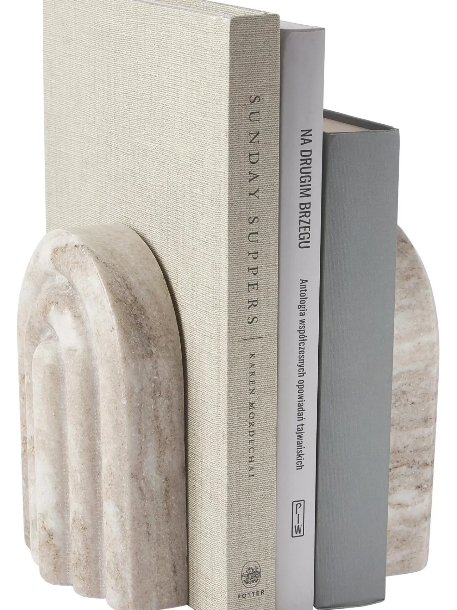 Fermalibri In Marmo Malie 2 Pz