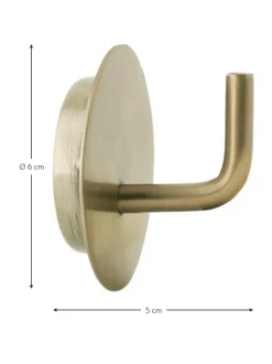 Gancio Appendiabiti In Metallo Lema, 2 Pezzi