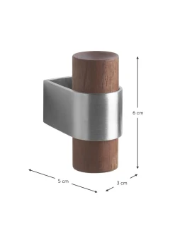 Gancio Da Parete In Legno Di Noce Dowel