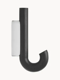 Gancio Da Parete In Legno Di Quercia Umbrella, In Diverse Dimensioni