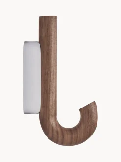Gancio Da Parete In Legno Di Noce Umbrella, In Diverse Dimensioni