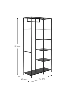 Guardaroba Aperto In Metallo Valde