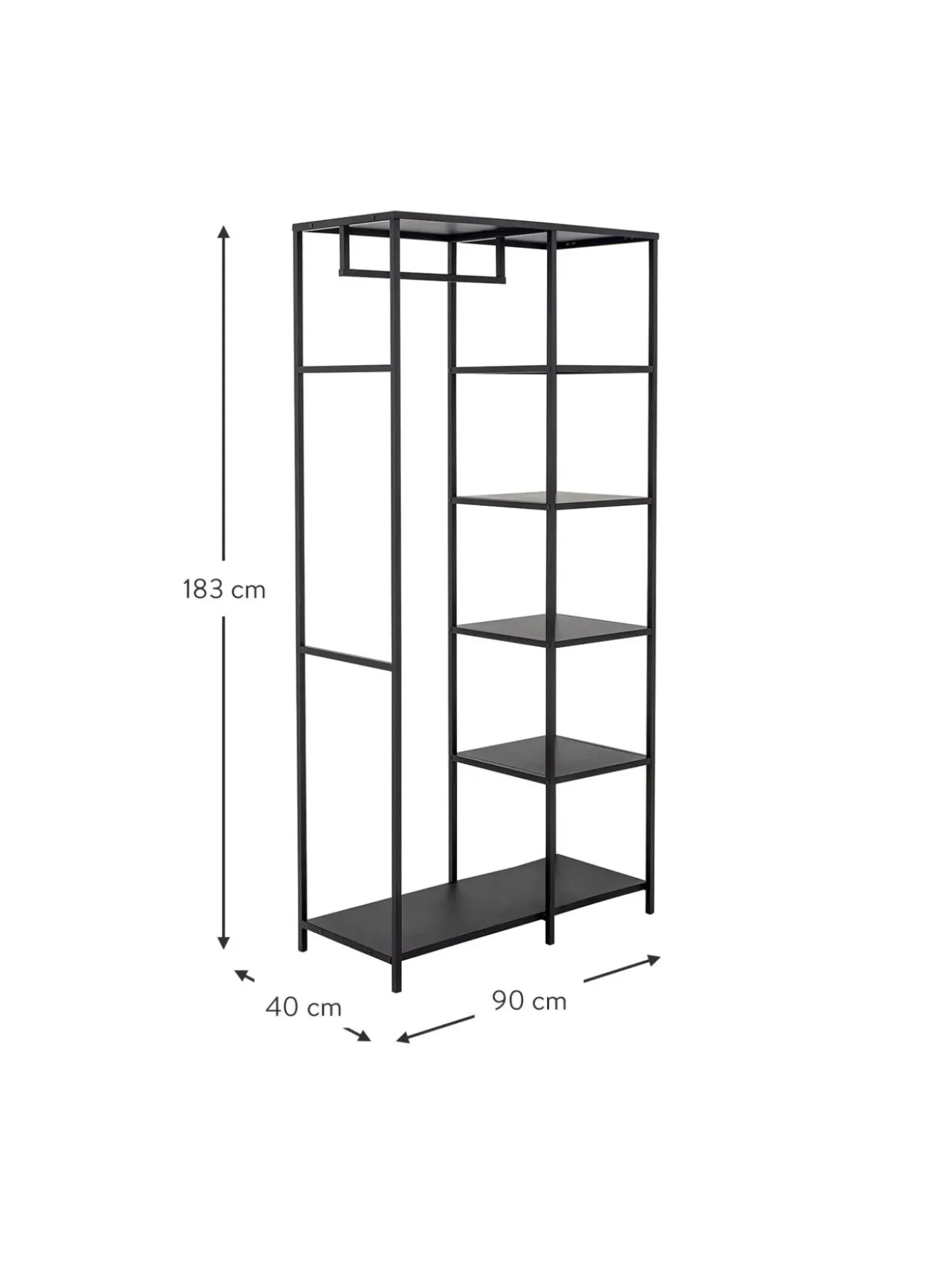 Guardaroba Aperto In Metallo Valde