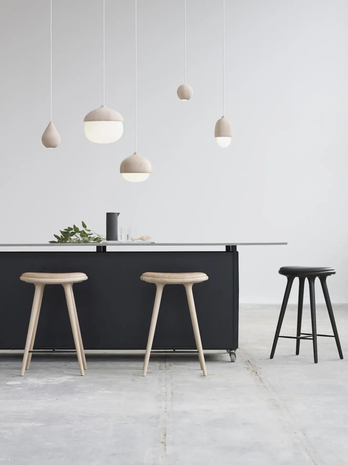 Lampada A Sospensione A Forma Di Ghianda In Vetro Soffiato Terho