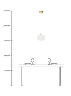 Lampada A Sospensione Con Paralume In Vetro Sober