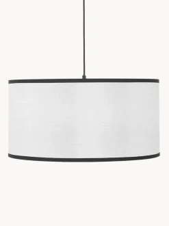 Lampada A Sospensione Con Paralume In Lino Claudette