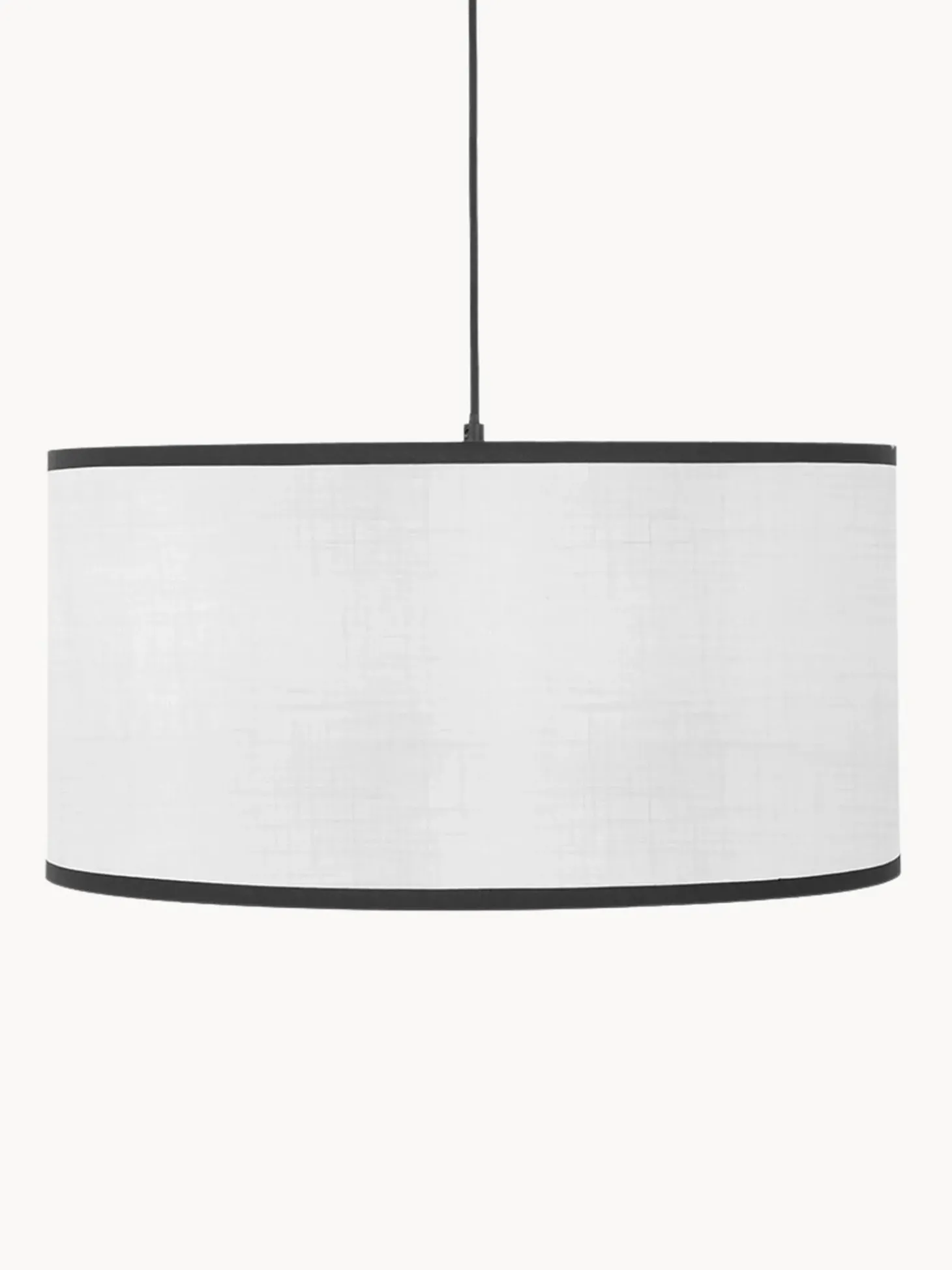 Lampada A Sospensione Con Paralume In Lino Claudette