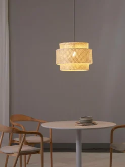 Lampada A Sospensione Di Design In Bambu Finja