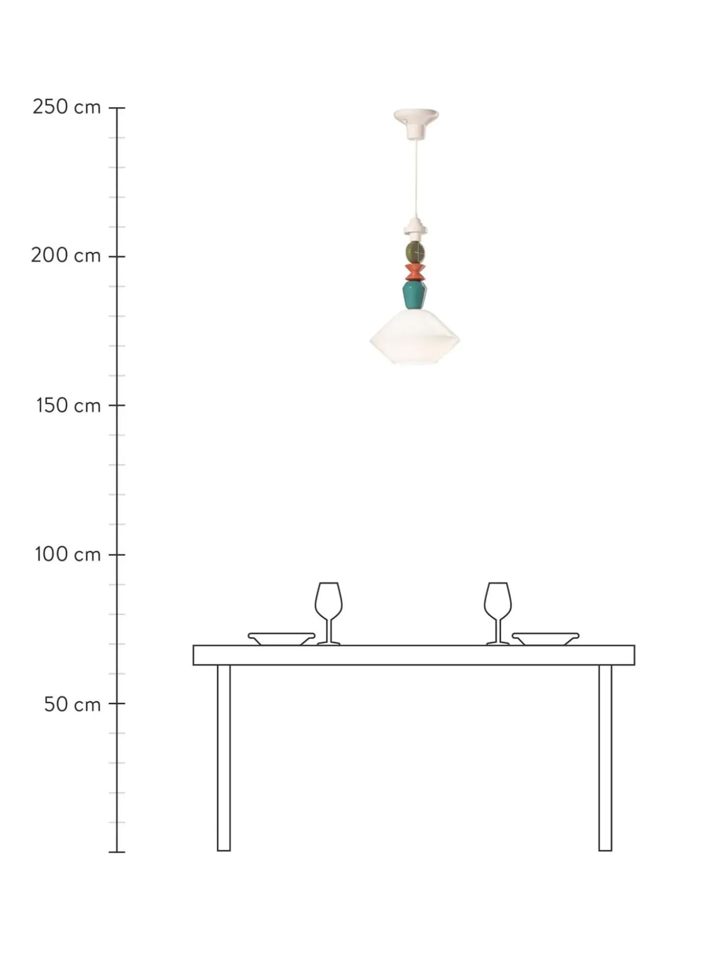 Lampada A Sospensione Di Design Fatta A Mano Lariat