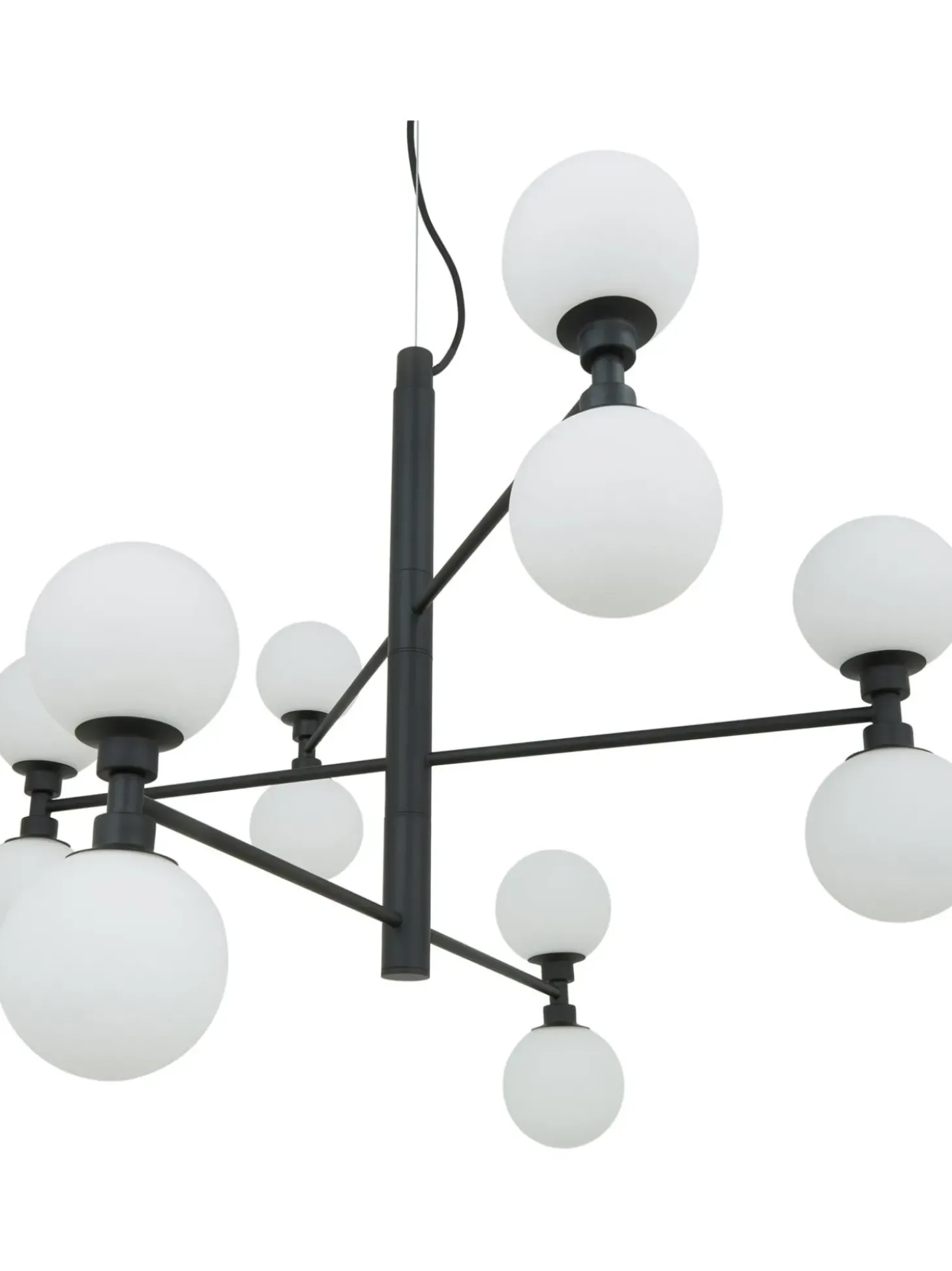 Lampada A Sospensione Grande Con Sfere In Vetro Grover