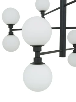 Lampada A Sospensione Grande Con Sfere In Vetro Grover