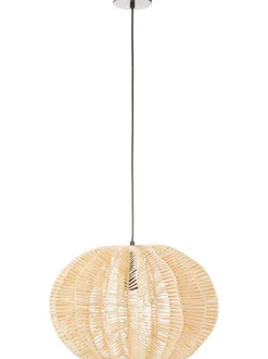 Lampada A Sospensione In Rattan Ufe