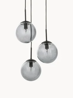 Lampada A Sospensione In Vetro Fume Edie