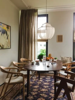 Lampada A Sospensione In Tessuto Intrecciato Beau