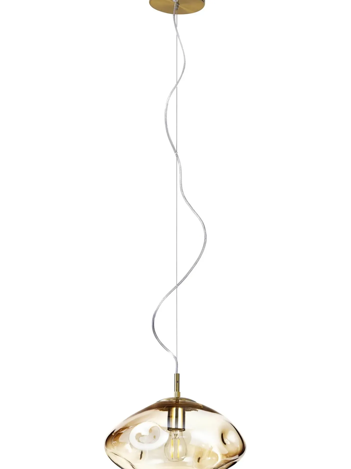 Lampada A Sospensione In Vetro Amora