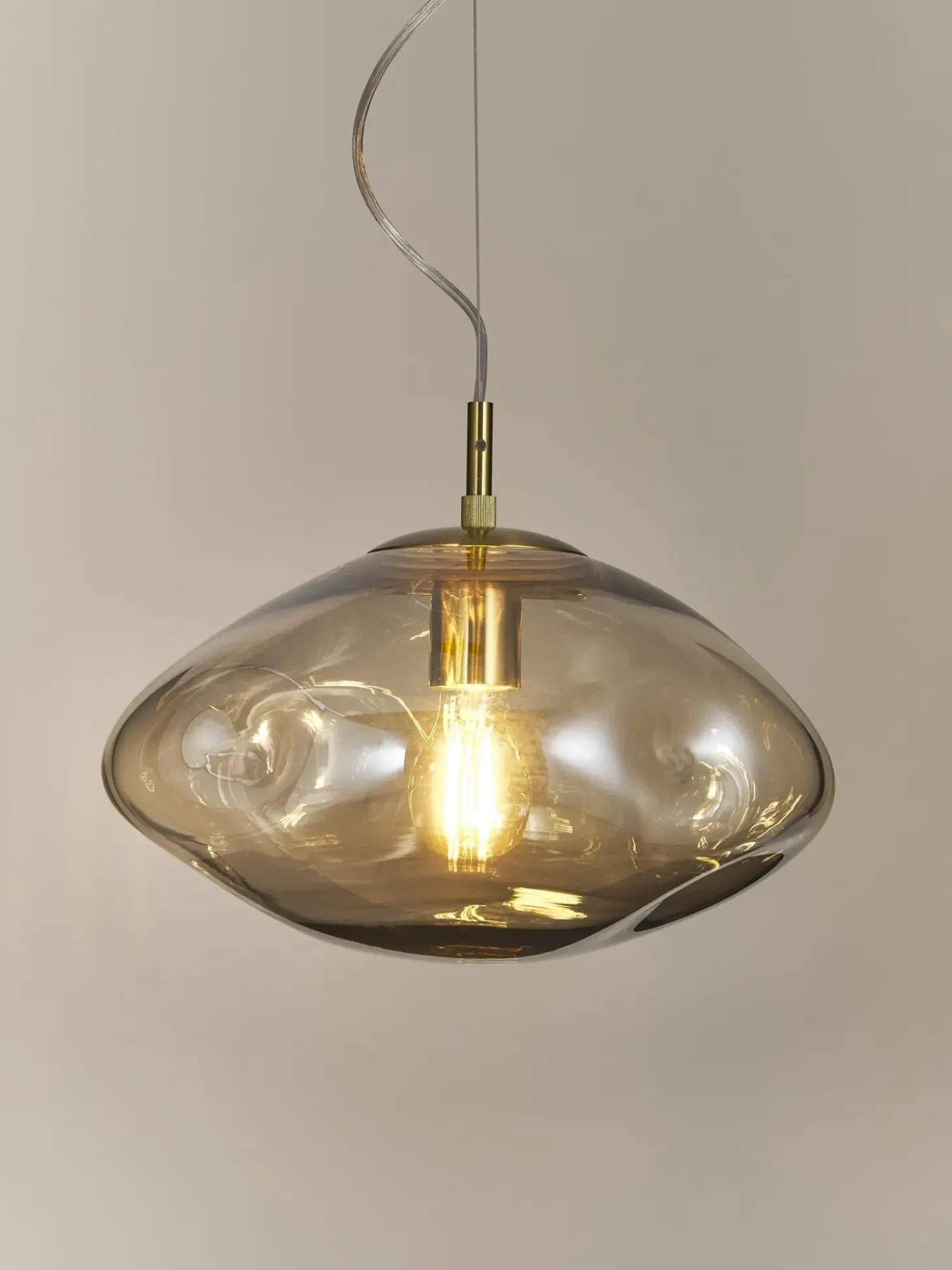 Lampada A Sospensione In Vetro Amora