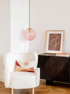 Lampada A Sospensione In Vetro Bao