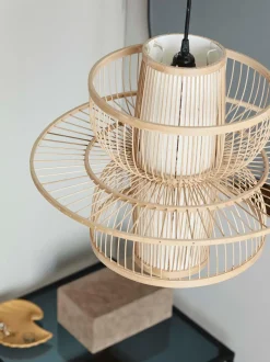 Lampada A Sospensione In Bambu Fatta A Mano Sigyn