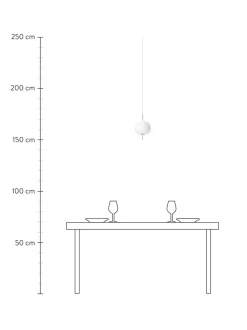 Lampada A Sospensione Luce Regolabile In Vetro Soffiato Kushi