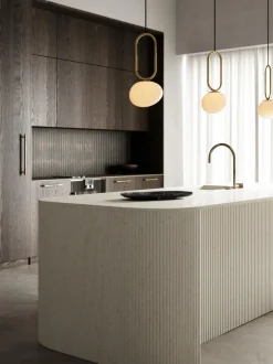 Lampada A Sospensione Piccola Con Sfera Di Vetro Shapes