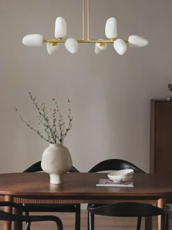 Lampada Da Soffitto In Vetro Opale Lilja