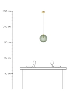 Lampada Piccola A Sospensione In Vetro Lorna