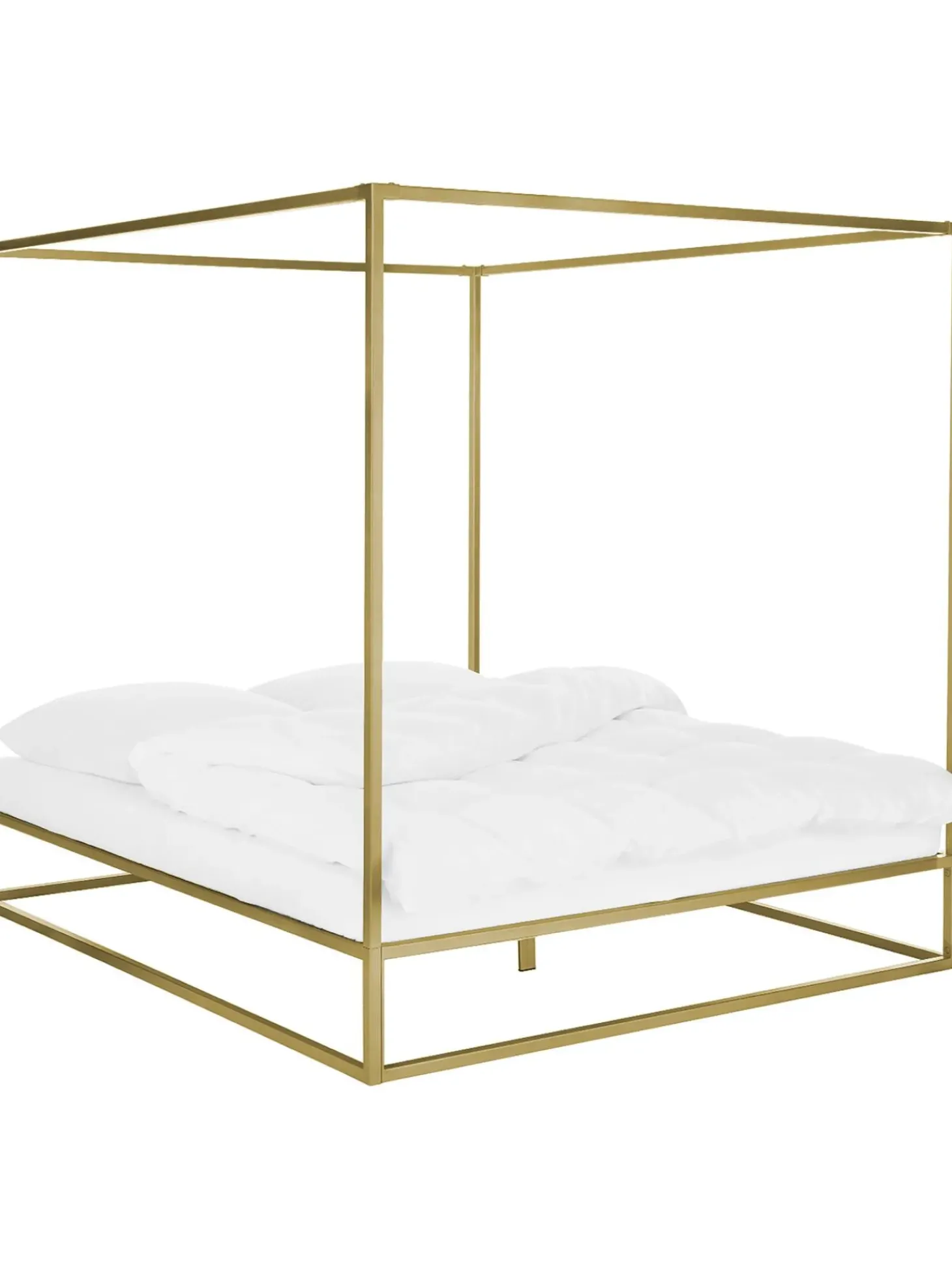 Letto A Baldacchino In Metallo Belle