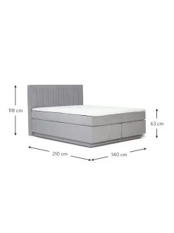 Letto Boxspring Con Contenitore Livia