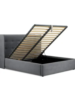 Letto Imbottito Con Contenitore Star