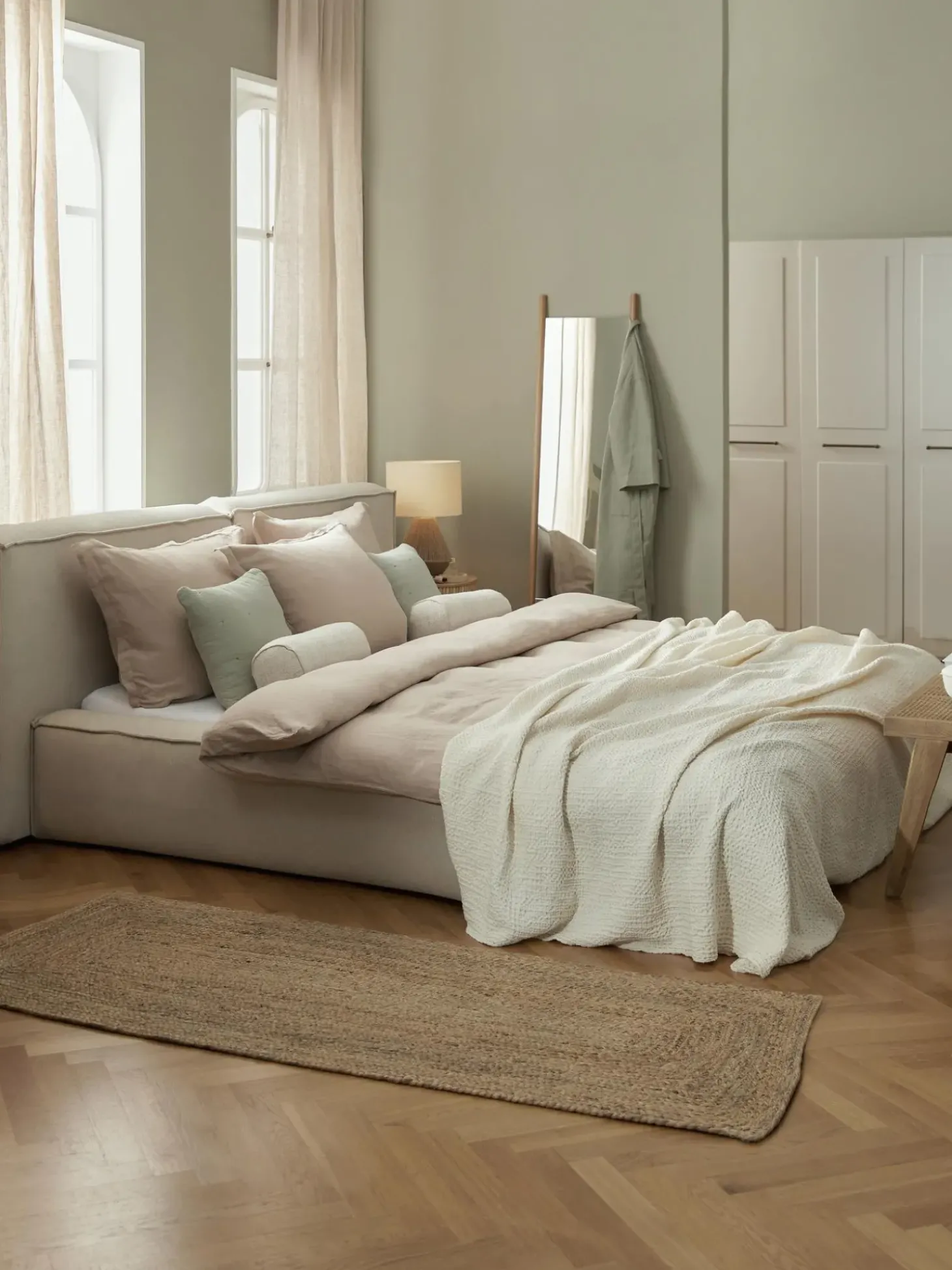 Letto Imbottito Con Contenitore Lennon