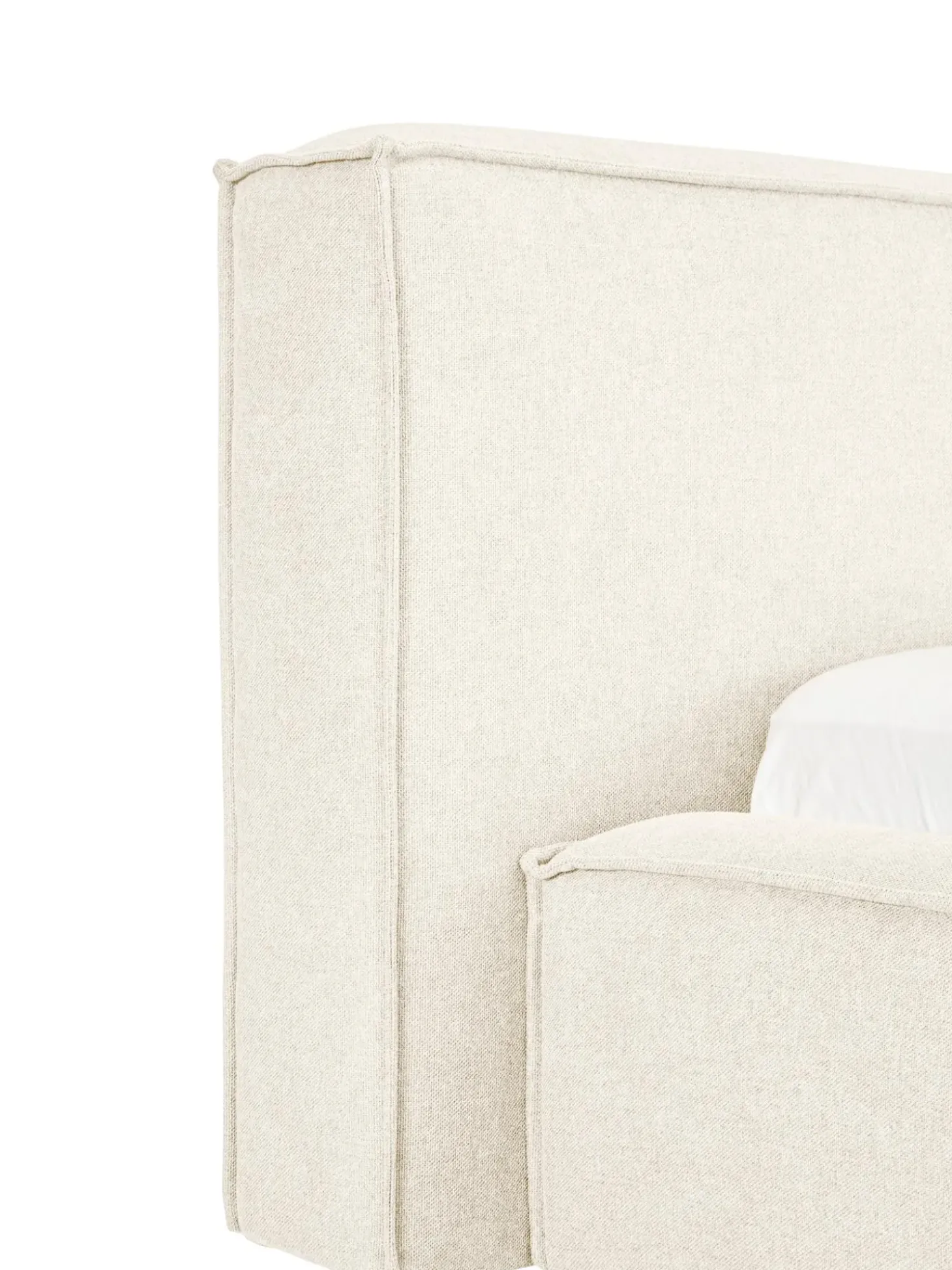 Letto Imbottito Con Contenitore Lennon