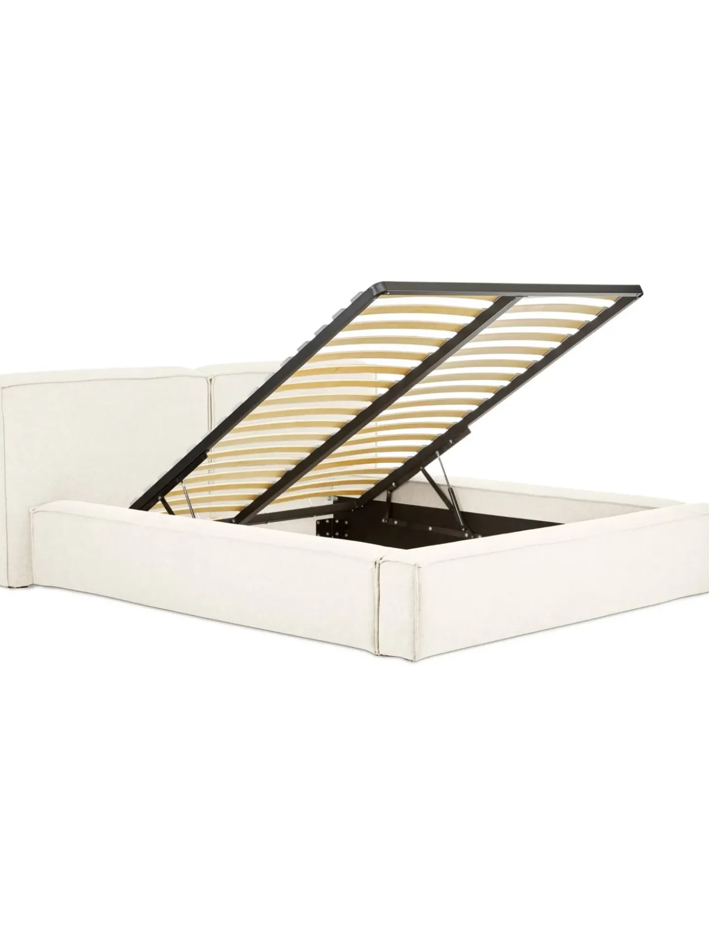 Letto Imbottito Con Contenitore Lennon